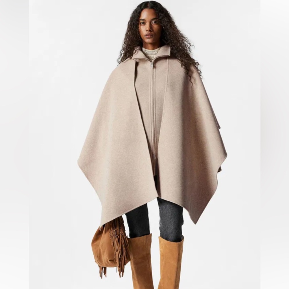 & Other Stories Beige Cape